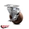 Service Caster 4 Inch High Temp Glass Filled Nylon Swivel Top Plate Caster with Brake SCC SCC-20S414-GFNSHT-TLB - alternate 5